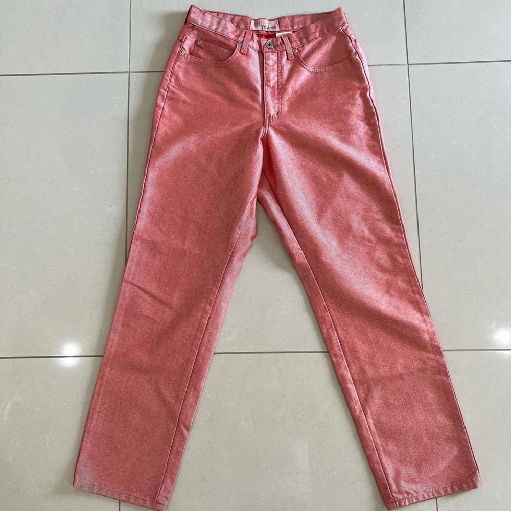 Red metallic Reflect Jeans